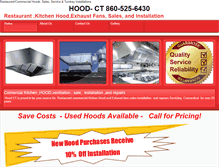 Tablet Screenshot of hoodct.com